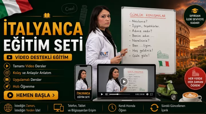 Elit İtalyanca Online Eğitimi