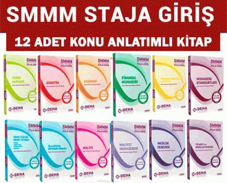 Deha SMMM Staja Giriş Konu Anlatım Kitapları Kampanya